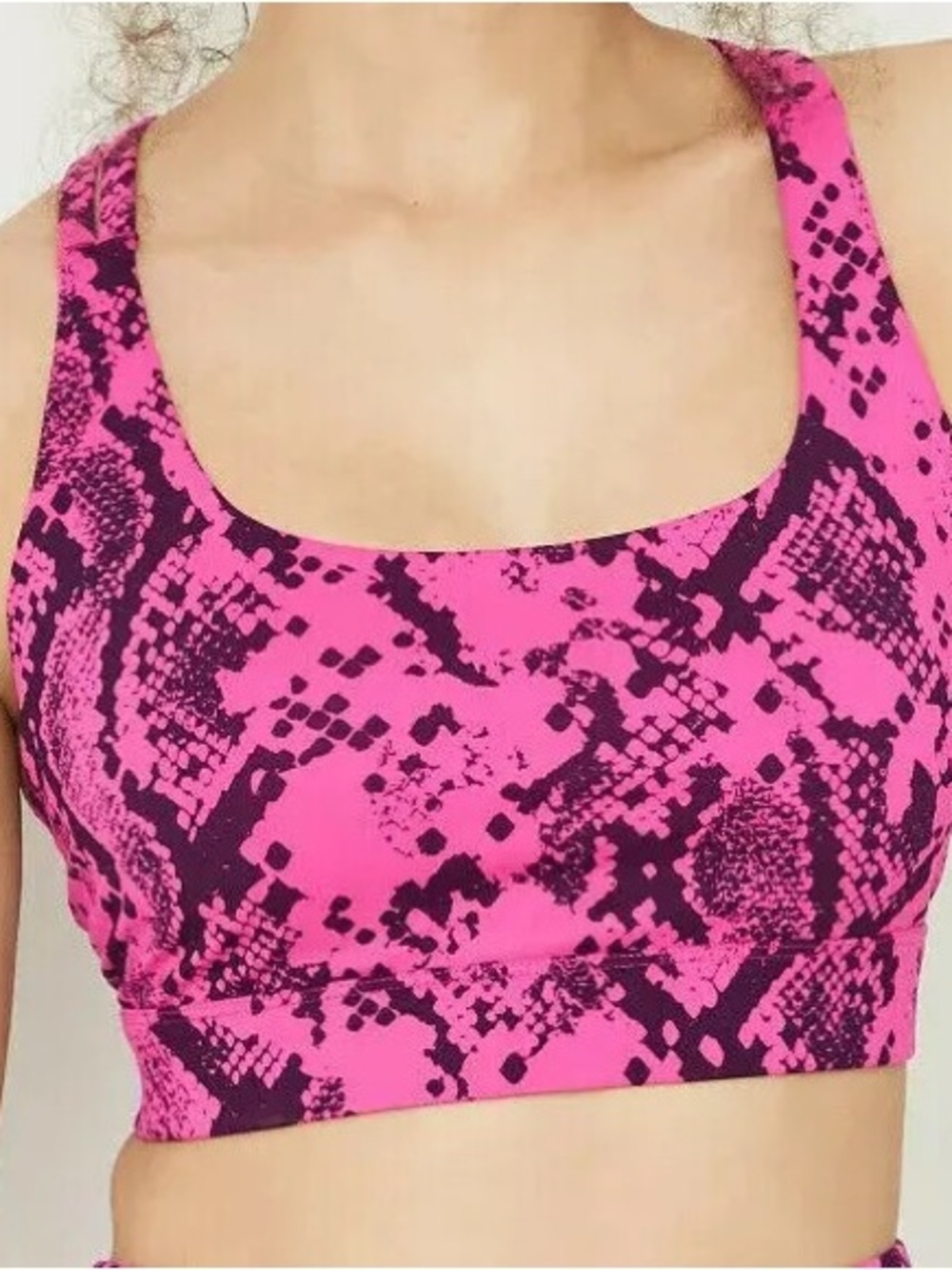 Joylab snake sports bra